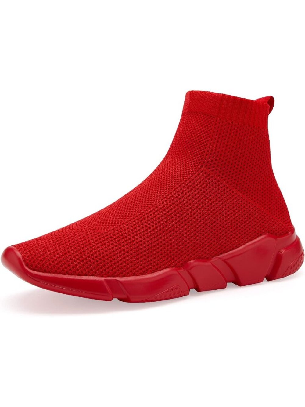 🆕Men's Dark Red Mesh Running Comfortable Lightweight Breathable Walking Shoes